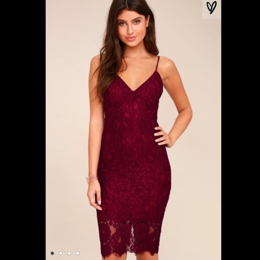 Lulus Extraordinary Love Lace Mini Dress